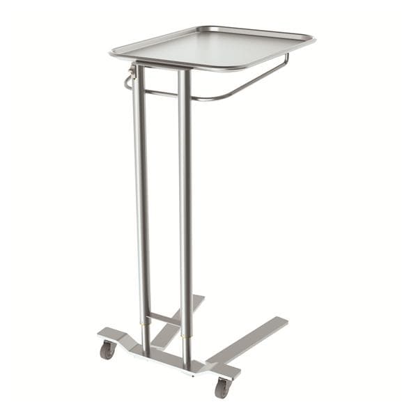 Mac Medical Stand Mayo 21-1/4x16-1/4" 50lbs 2 Swivel Casters Each - MYO-3000