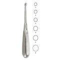 Miltex Curette Bone Bruns 6-3/4" #3 9mm Round Cup Tip Stainless Steel Each - Integra Miltex - 26-1654
