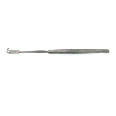 BR Surgical, LLC Hook Skin Skin BRS 6-1/4" 5mm Sharp Double Prongs Stainless Steel Each - BR18-20002