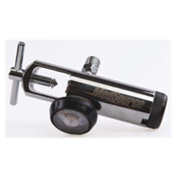 Medsource International Regulator Oxygen Brass 0-25LPM Each - MS-010R25