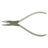 Hermann Medizentechnik Pliers Needle Nose 5-1/2" Grooved Stainless Steel Each - BR33-56714