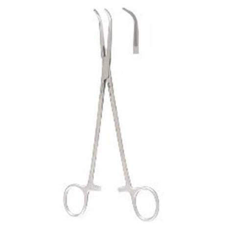 Miltex Forcep Hemostatic Lahey 7-1/2" Serrated Curved Stainless Steel Each - Integra Miltex - 14-48