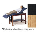 Hausmann Industries Table Exam Space-Saver 2" High Density Foam Top 52-72x24x31" Black 350lb Each - 4124-346-707