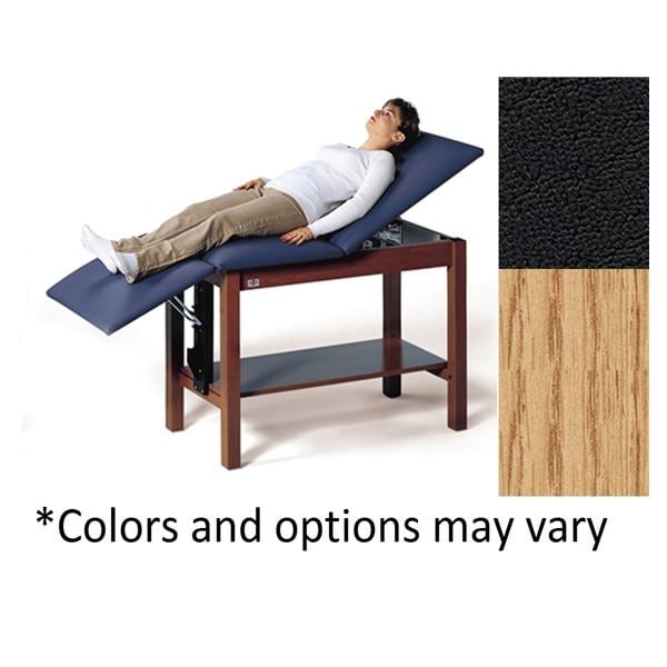 Hausmann Industries Table Exam Space-Saver 2" High Density Foam Top 52-72x24x31" Black 350lb Each - 4124-346-707