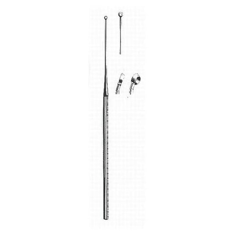 BR Surgical, LLC Curette Eachr Buck #1 Angled Stainless Steel Each - BR44-11701