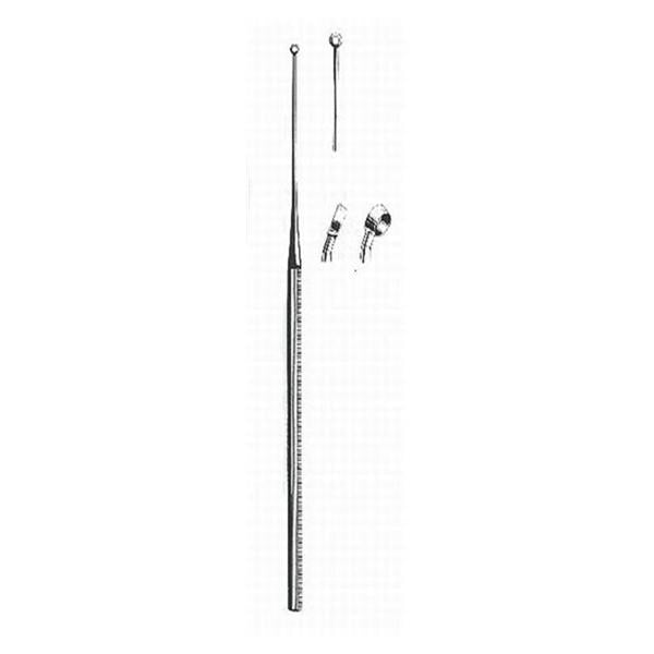 BR Surgical, LLC Curette Eachr Buck #2 Angled Stainless Steel Each - BR44-11702