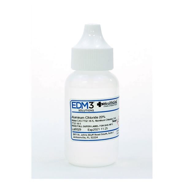 EDML, LLC Aluminum Chloride Reagent 20% 1oz Each - 400649