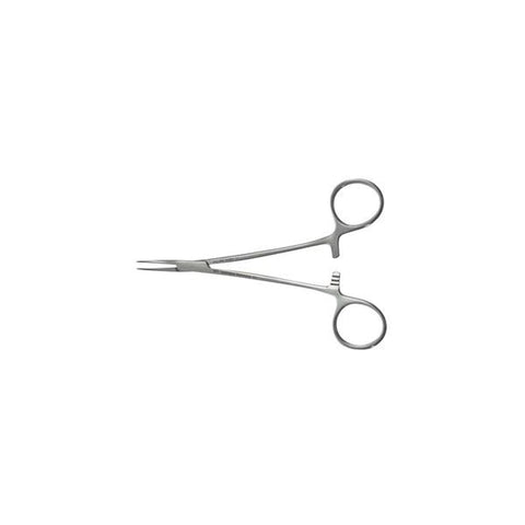 Teleflex LLC Forcep Hemostatic Jacobson 5-1/8" 0.8mm Tip Serrated Curved Stainless Steel Each - 443507