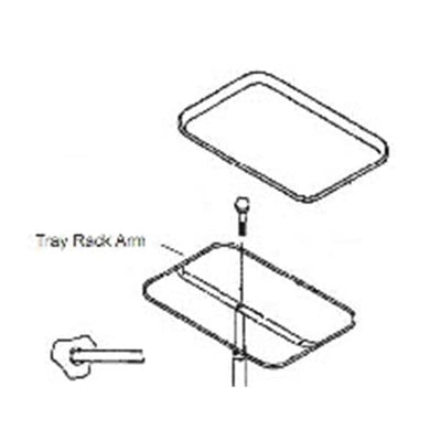 Dukal Corporation Arm Tray Rack Each - 4365-02