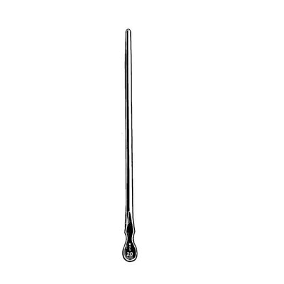 Sklar Instruments Sound Urethral Urethral Dittel 12Fr Straight Tip Stainless Steel 11-1/2" Each - 85-1312