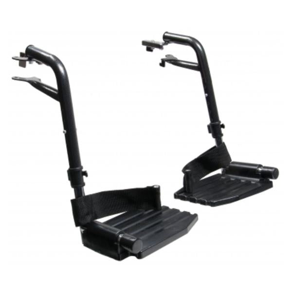 Graham Footrest Replacement For Traveler SE Wheelchair Aluminum 1/Pr - Field/Everest &Jennings - 90763030