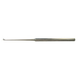 BR Surgical, LLC Curette Buck 6-1/2" #1 Blunt Tip Curved Stainless Steel Each - BR44-12001