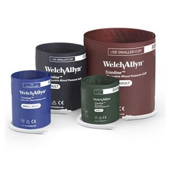 Welch Cuff Blood Pressure Trimline Omni-Kuff 35.5-46cm Lg Adlt 12 Arm Burgundy Eachch - Allyn - 1902SHP