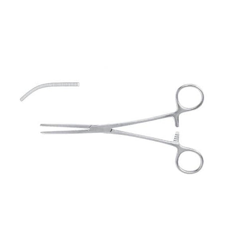 Miltex Forcep Hemostatic Rochester-Pean Meister-Hand 5-1/2" Serrated Curved SS Each - Integra Miltex - MH7-136