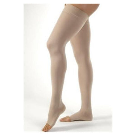 BSN Medical, Inc Stocking Compression Opaque Thigh High Open Toe Small Natural 1/Pr - 115548