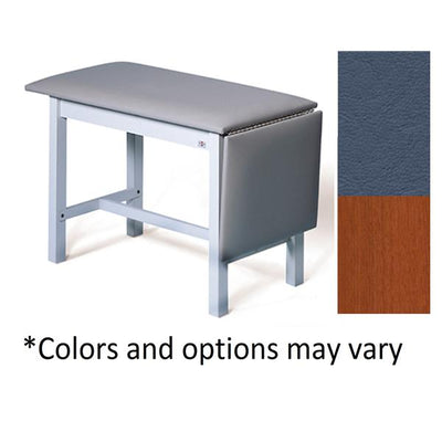 Hausmann Industries Table Treatment Space-Saver 2" High Density Foam Top 52-72x24x31 Slt Bl 350lb Each - 4102-5904-706