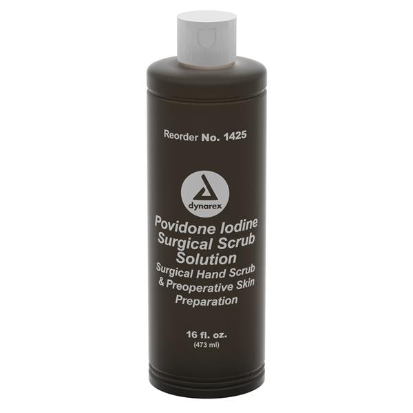 Dynarex Corporation Scrub Surgical PVP Iodine 7.5% 16oz/Bt, 24 BT/CA - 1425