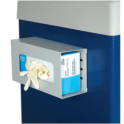 Harloff Manufacturing Glove Box Holder Aluminum Single Gray Each - GLOVEBOX1DM