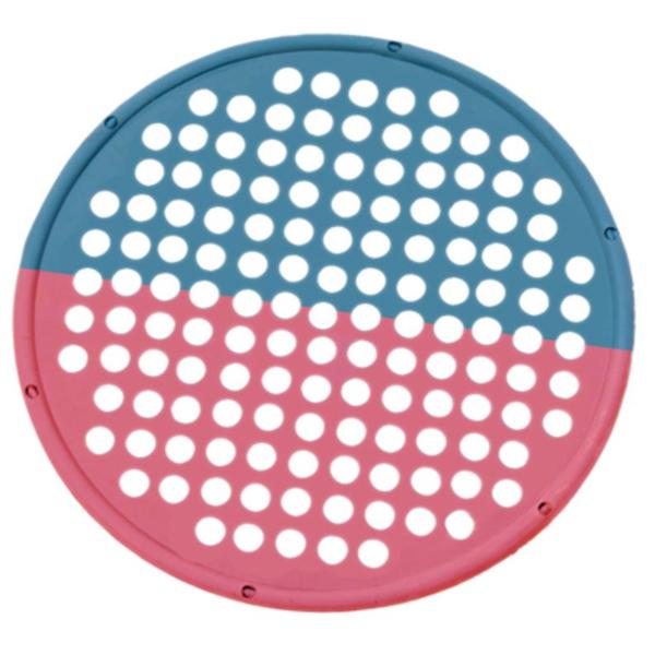 Fabrication Enterprises Web Exercise CanDo 14" Red/Blue Multi-Resistance Low Powder Latex Each - 10-0859