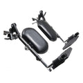 Graham Legrest Accessory For Traveler HD/HTC Wheelchair Aluminum Black/Silver 1/Pr - Field/Everest &Jennings - 90763431