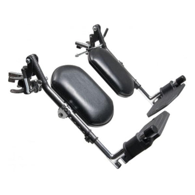 Graham Legrest Accessory For Traveler HD/HTC Wheelchair Aluminum Black/Silver 1/Pr - Field/Everest &Jennings - 90763431