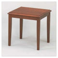Lesro Industries Table End Weston 20x20x20" Solid Maple Mahogany Each - WS0620