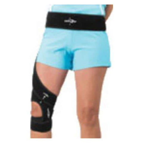 DJO, Inc Brace SERF Strap Adult Patellofemoral Breath-O-Prene Black Size Large Left Each - 11-1544-4