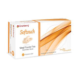 Cranberry USA, Inc Gloves Exam Cranberry SofTouch PF Vinyl Latex-Free 9.5 in XS Clear 10Bx/Ca - CR3015