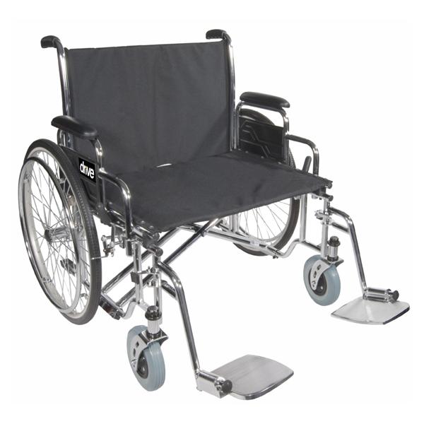 Drive Medical Designs Wheelchair Transport Sentra EC 700lb Capacity Black Each - STD28ECDDA