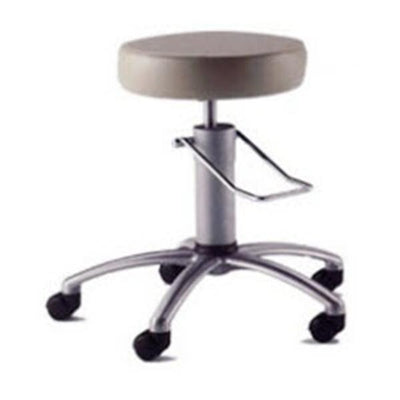 Graham Stool Exam Silver Casters Backless 5 Leg Each - Field - 748