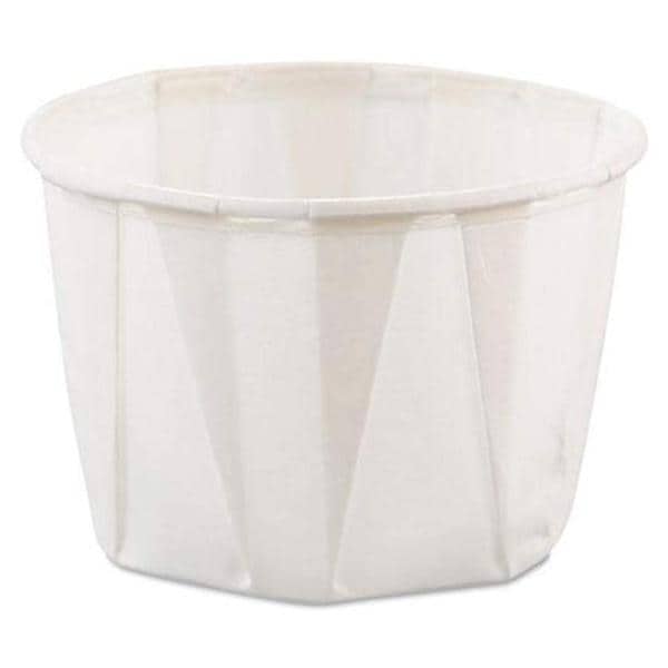 LAGASSE INC Cup Drinking SOLO Heavy Duty Multi-Pleat Paper 2 oz White 250x20Ca - SCC200