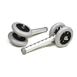 Graham Wheel Replacement Aluminum 5" Silver 1/Pr - Field/Everest &Jennings - 603950A