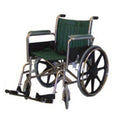 Generic Wheelchair 350lb Capacity Green Detachable Footrest Each - 12432