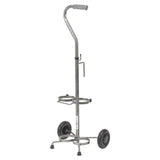 Drive Medical Designs Cart Cylinder 38-6/10x14-6/10x12-2/10" Dual Silver 2/Ca - 13001SV-2