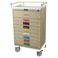 Harloff Manufacturing Cart Crash Classic 44-1/2x32x22" 4-5" Swivel Casters Each - 6400PEC