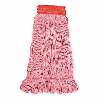 Clamp Quick Change Side-Gate Cotton String Wet Mop Head Red