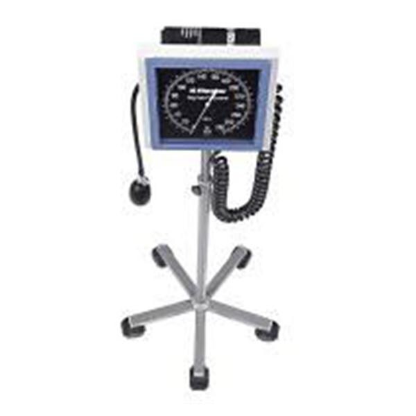 Riester USA Sphygmomanometer Aneroid Big Ben Square Adult Arm Dial Display Black/Blue Eachch - LF1478