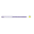 Precision Dynamics Corp. Wristband Identification Soft Lock Sealident Vinyl Yellow Adult 250/Bx - 611-14-PDJ