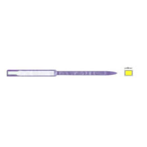 Precision Dynamics Corp. Wristband Identification Soft Lock Sealident Vinyl Yellow Adult 250/Bx - 611-14-PDJ