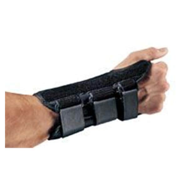 DJO, Inc Splint ComfortFORM Custom Adult Wrist Foam Laminate Black Size 8" Medium Left Each - 79-87295-4074