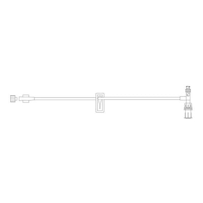 Carefusion Corp. IV Extension Set Ndls 6 Hi-Fl TCnctr M LL Primary Infusion 100/Ca - 20043E