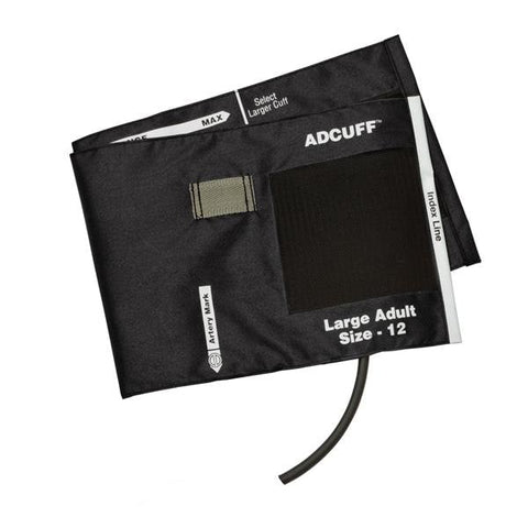 American Diagnostic Corp. Cuff & Bladder BP Diagnostix Adcuff f/ Plm Styl Anrd 34-50 Lg Adlt 12 Arm Blk Each - 845-12XBK-1