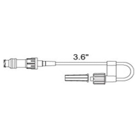 Smiths Medical ASD, Inc IV Extension Set Medex Ndls 6" Swivel Male Luer Lock Primary Infusion 100/Ca - SM5004