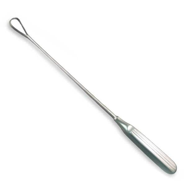 Gynex Corporation Curette Uterine Sims 10mm #0 Rigid 10x5mm Sharp Tip SS W/ Sm Lp Opn Rsbl Each - CSU3900-0