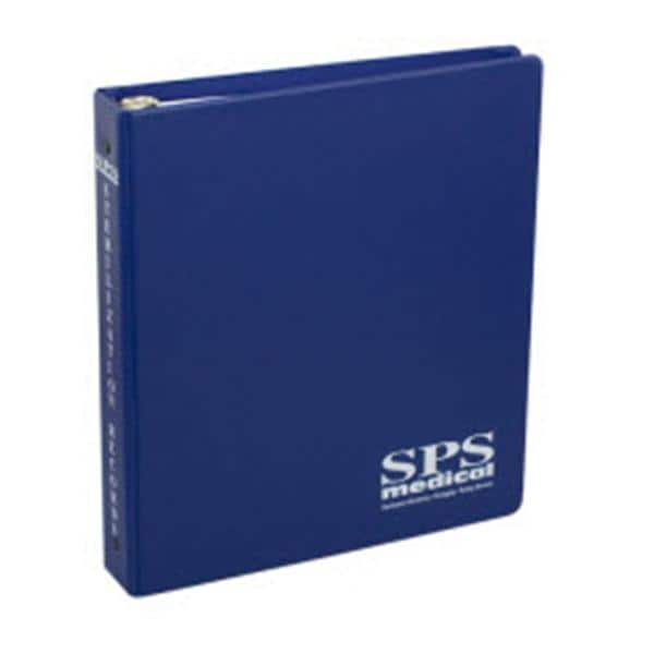 SPS Medical Notebook Sterilization Record Blue With 3 Ring Binder Each - SRN-008