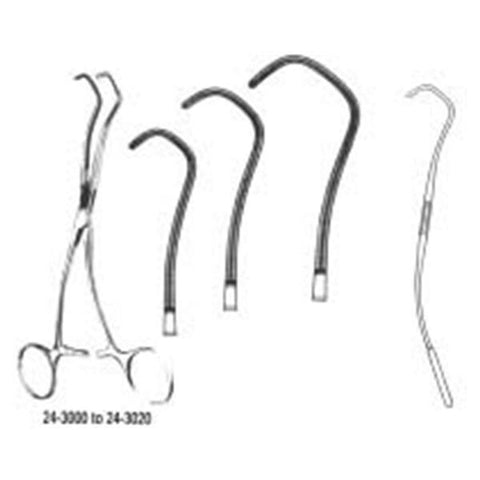 Miltex Clamp Anastomosis/Vascular Cooley-Derra 6-1/2" Small Stainless Steel Each - Integra Miltex - 24-3000