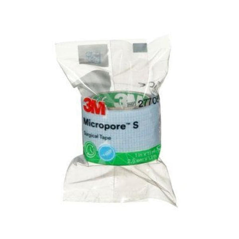 3M Medical Products Tape Surgical Kind Removal Silicone 1"x1.5yd Adhesive Blue 100Rl/Bx, 5 BX/CA - 2770S-1