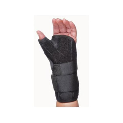 Hely & Weber Splint Titan Pediatric Wrist/Thumb Felt/Brushed Nylon Black Each - 455TINY-LT
