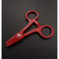 Molded Products Tube Occluding Forcep Red 11.3cm 100/Bg - MPC-200R