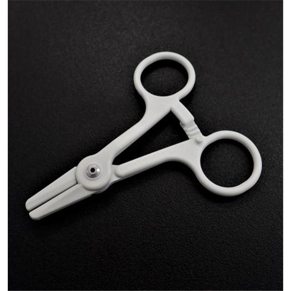 Molded Products Tube Occluding Forcep White 11.3cm 100/Bg - MPC-200W